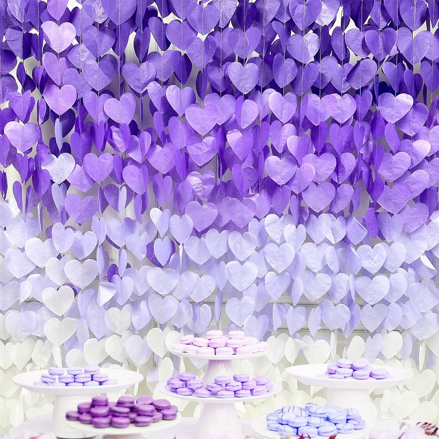 192Ft Yellow Party Decorations Ombre Yellow White Big Polka Dots Backdrop Streamer Gradient Yellow Tissue Paper Circle Dot Hanging Garland for Lemon Bee Sunflower Birthday Party Supplies