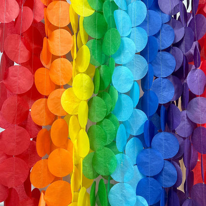 192Ft Yellow Party Decorations Ombre Yellow White Big Polka Dots Backdrop Streamer Gradient Yellow Tissue Paper Circle Dot Hanging Garland for Lemon Bee Sunflower Birthday Party Supplies