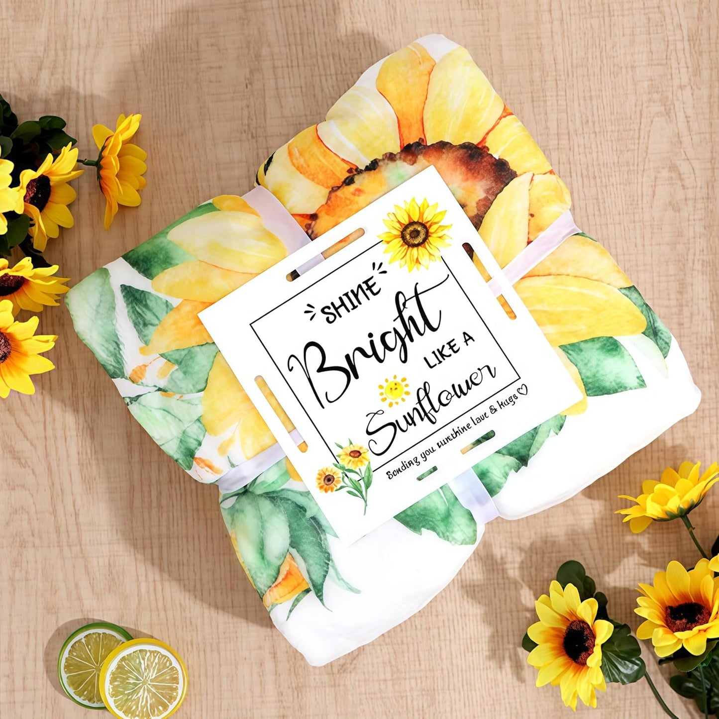 Self Care Gifts for Women, Sunflower Get Well Soon Gifts for Women Recovery After Surgery Care Package, Birthday Gifts Spa Gift Baskets Inspirational Gift Christmas Gift for Mom Sister Best Friends