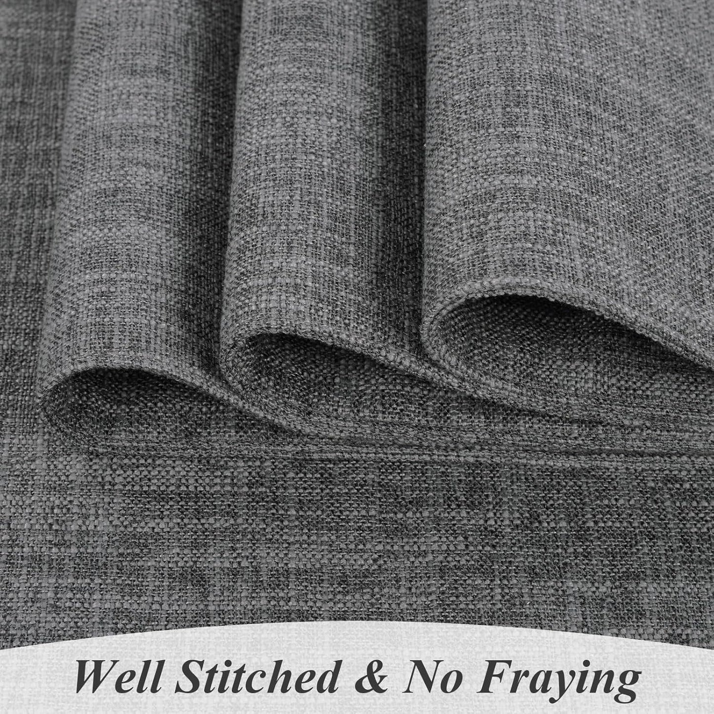 Woven Fabric Placemats Set of 4 Heat Resistant Place Mats Non Slip Washable Double Layer Cloth Placemats Reversible Table Mats Kitchen Dining Table Decor (4, Yellow)