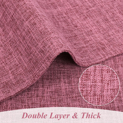 Woven Fabric Placemats Set of 4 Heat Resistant Place Mats Non Slip Washable Double Layer Cloth Placemats Reversible Table Mats Kitchen Dining Table Decor (4, Yellow)