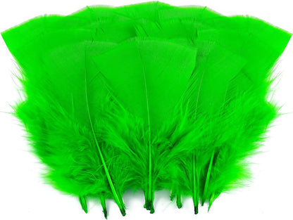 Yellow Turkey Craft Feathers Bulk for Crafts Supplies,300Pcs,3-5inch | Soft Natural Small Feathers for DIY School Crafts,Dream Catcher,Easter,Halloween,Thanksgiving Home Party and Costume Decor