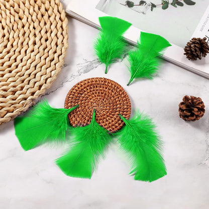 Yellow Turkey Craft Feathers Bulk for Crafts Supplies,300Pcs,3-5inch | Soft Natural Small Feathers for DIY School Crafts,Dream Catcher,Easter,Halloween,Thanksgiving Home Party and Costume Decor
