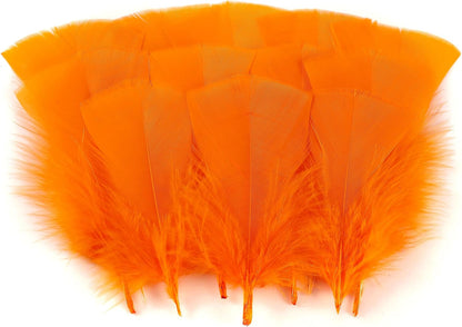 Yellow Turkey Craft Feathers Bulk for Crafts Supplies,300Pcs,3-5inch | Soft Natural Small Feathers for DIY School Crafts,Dream Catcher,Easter,Halloween,Thanksgiving Home Party and Costume Decor