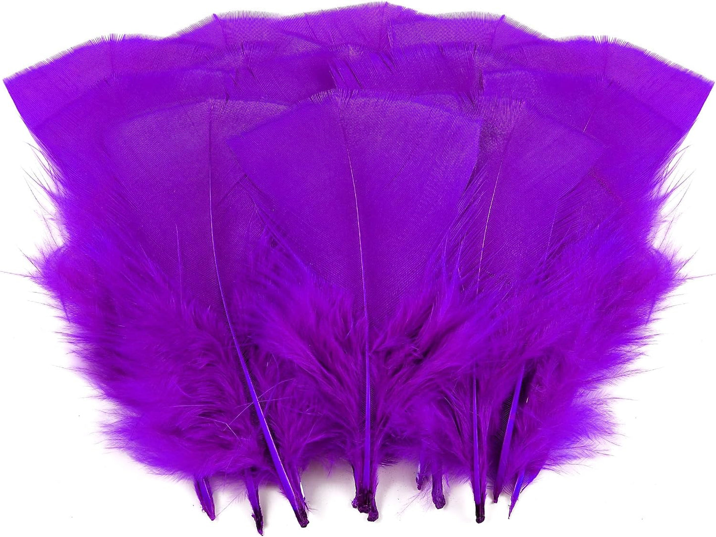 Yellow Turkey Craft Feathers Bulk for Crafts Supplies,300Pcs,3-5inch | Soft Natural Small Feathers for DIY School Crafts,Dream Catcher,Easter,Halloween,Thanksgiving Home Party and Costume Decor