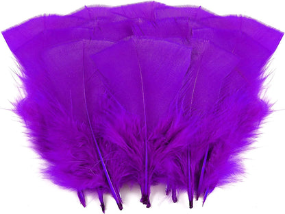 Yellow Turkey Craft Feathers Bulk for Crafts Supplies,300Pcs,3-5inch | Soft Natural Small Feathers for DIY School Crafts,Dream Catcher,Easter,Halloween,Thanksgiving Home Party and Costume Decor