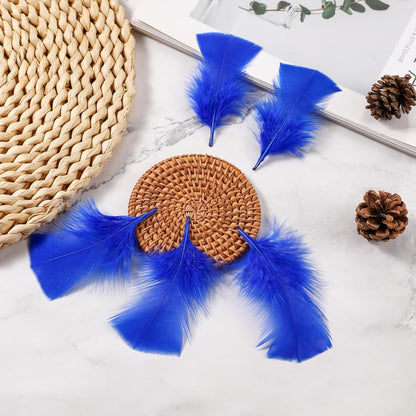 Yellow Turkey Craft Feathers Bulk for Crafts Supplies,300Pcs,3-5inch | Soft Natural Small Feathers for DIY School Crafts,Dream Catcher,Easter,Halloween,Thanksgiving Home Party and Costume Decor
