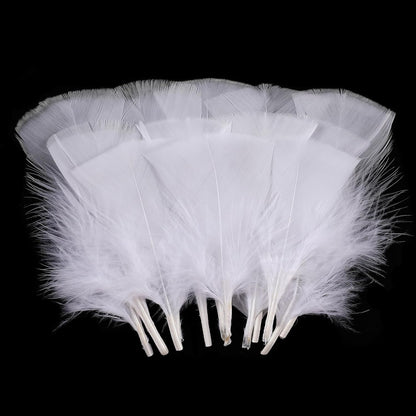 Yellow Turkey Craft Feathers Bulk for Crafts Supplies,300Pcs,3-5inch | Soft Natural Small Feathers for DIY School Crafts,Dream Catcher,Easter,Halloween,Thanksgiving Home Party and Costume Decor
