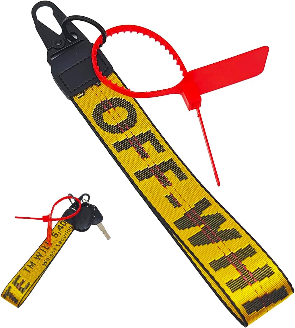 Car Keychain,Webbing Keychain Wrist Strap with Key Ring,Car Accessories,Wallets,Jeans Decoration,Key Chain Accessories