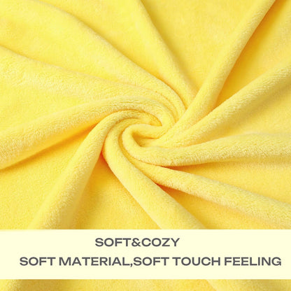 Yellow Fleece Plush Throw Blanket 60"x80"for Couch Sofa Fuzzy Cozy Flannel | Super Soft Lightweight Microfiber Blanket for Bed Chair bedroom Home Decor All Season,Birthday Gifts for Women Mom Adult