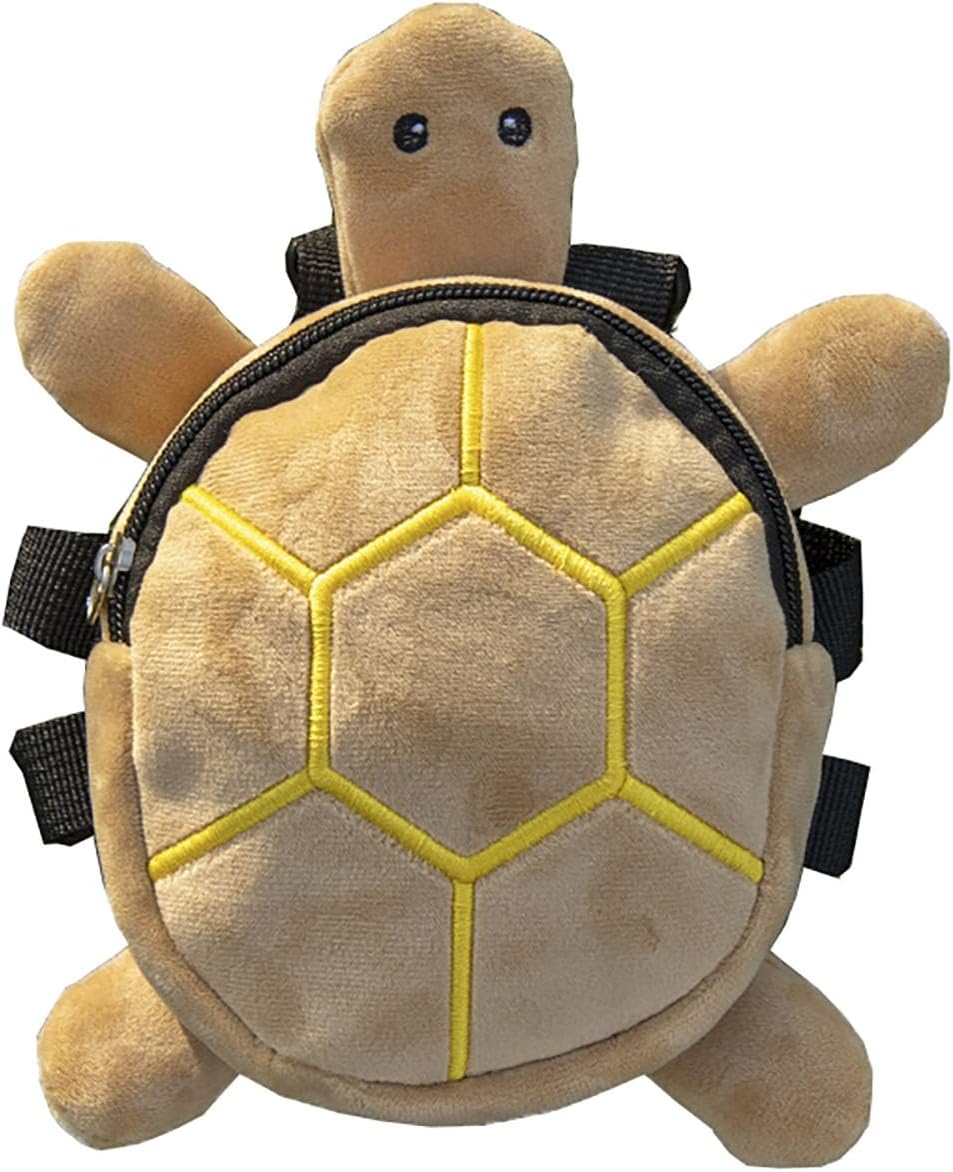 Dog Adjustable Backpack Harness with Leash Harness for Small Dogs | Cute Turtles Shape Bag Pet Carrier Backpacks for Hiking Training Daily Walking