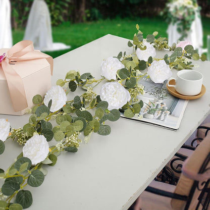 16pcs Peony Artificial Flowers Yellow Fake Peonies Bulks Silk Peonies Flowers Faux Peony Flowers Heads with Stems for Home DIY Wedding Party Festival Baby Shower Decorations (Light Yellow)