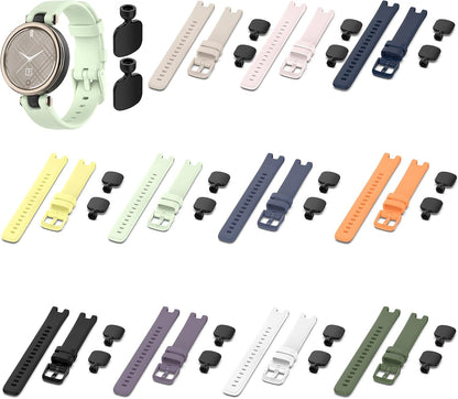 Compatible with Garmin Lily Bands for Women Men, Feminine Sport Silicone Replacement Bands Wristbands Bracelet Accessory Watch Straps for Garmin Lily Women‘s Smartwatch