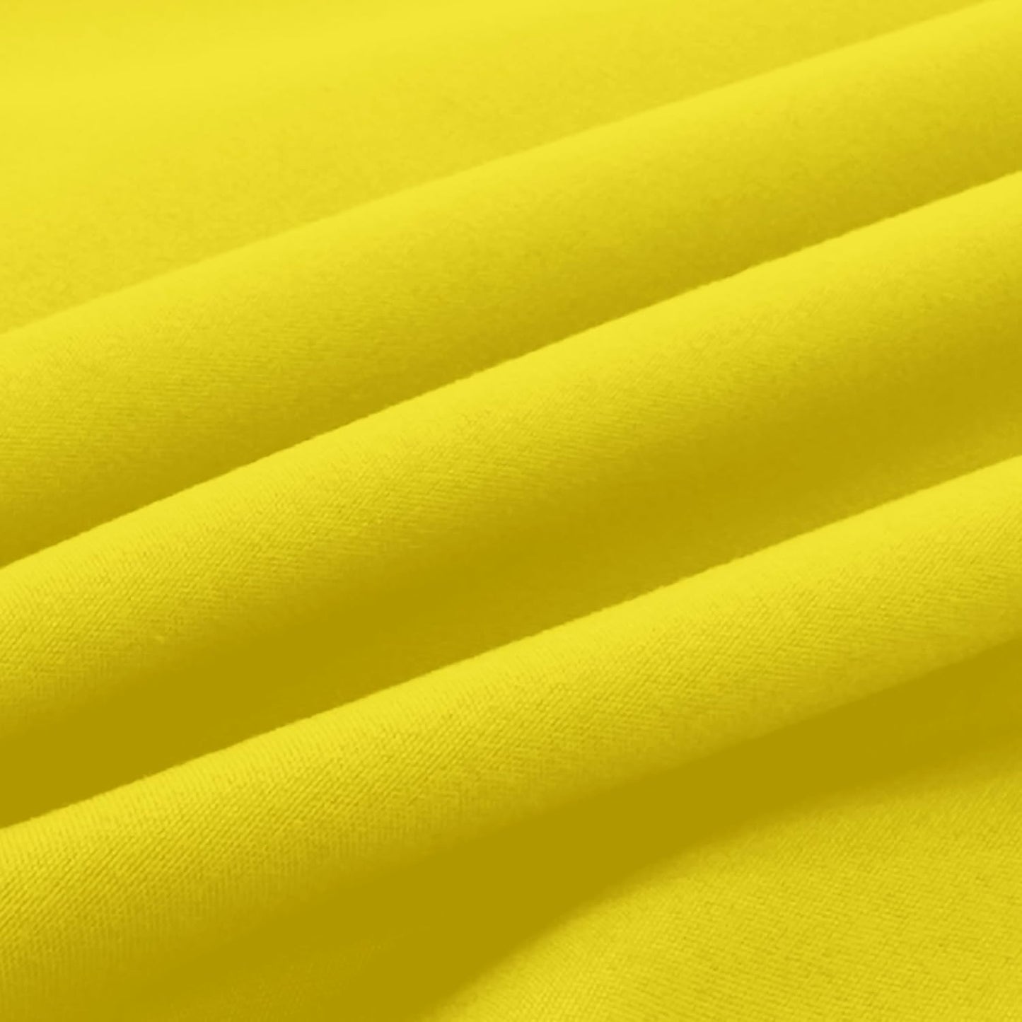 Luxury Ultra-Soft 2-Piece Pillowcase Set - 1500 Premium Hotel Quality Microfiber Double Brushed - Wrinkle Resistant, Standard/Queen, Yellow
