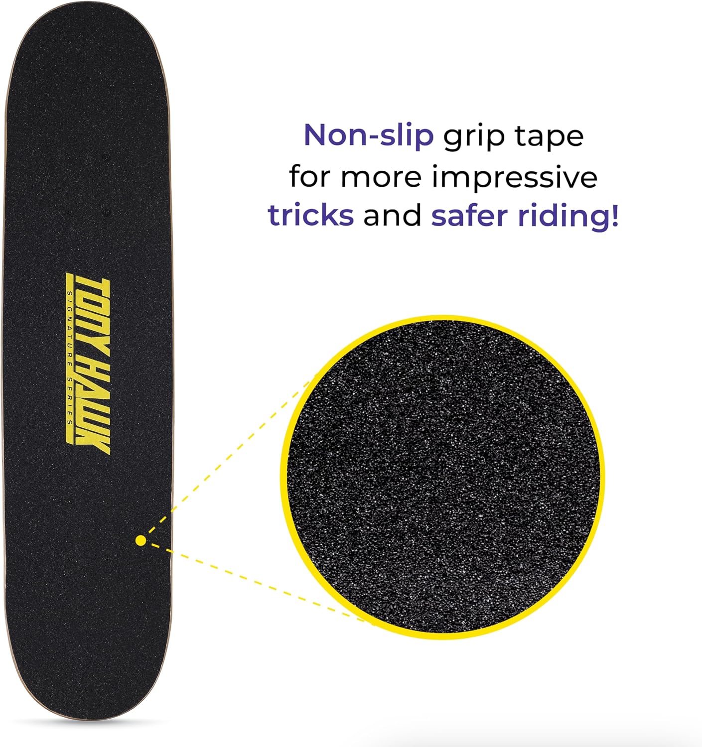 Tony Hawk - 31-Inch Signature Series 1 Skateboard, 9-Ply Maple Deck