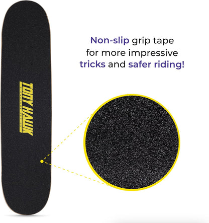 Tony Hawk - 31-Inch Signature Series 1 Skateboard, 9-Ply Maple Deck