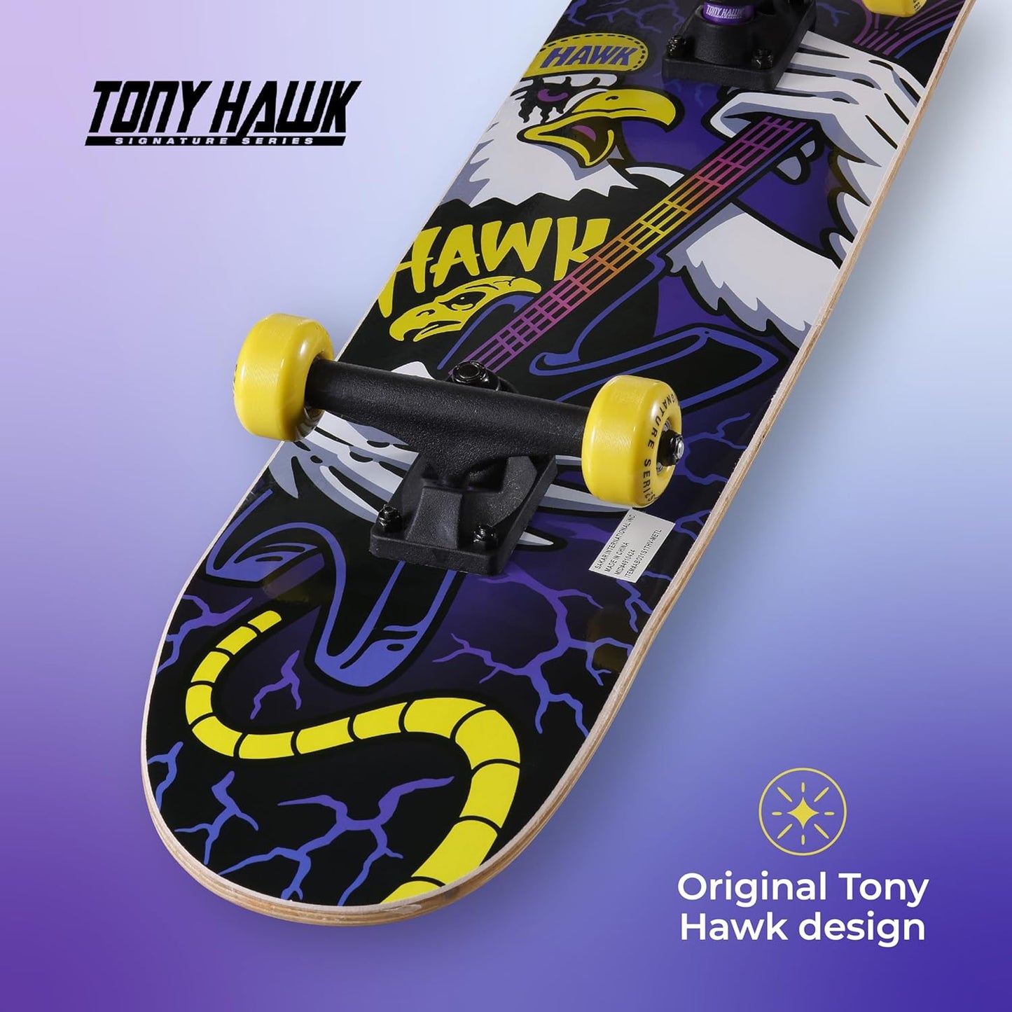 Tony Hawk - 31-Inch Signature Series 1 Skateboard, 9-Ply Maple Deck