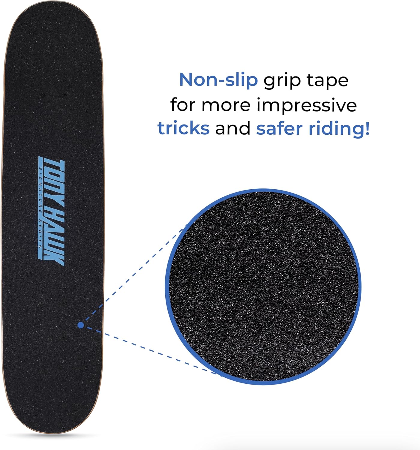Tony Hawk - 31-Inch Signature Series 1 Skateboard, 9-Ply Maple Deck
