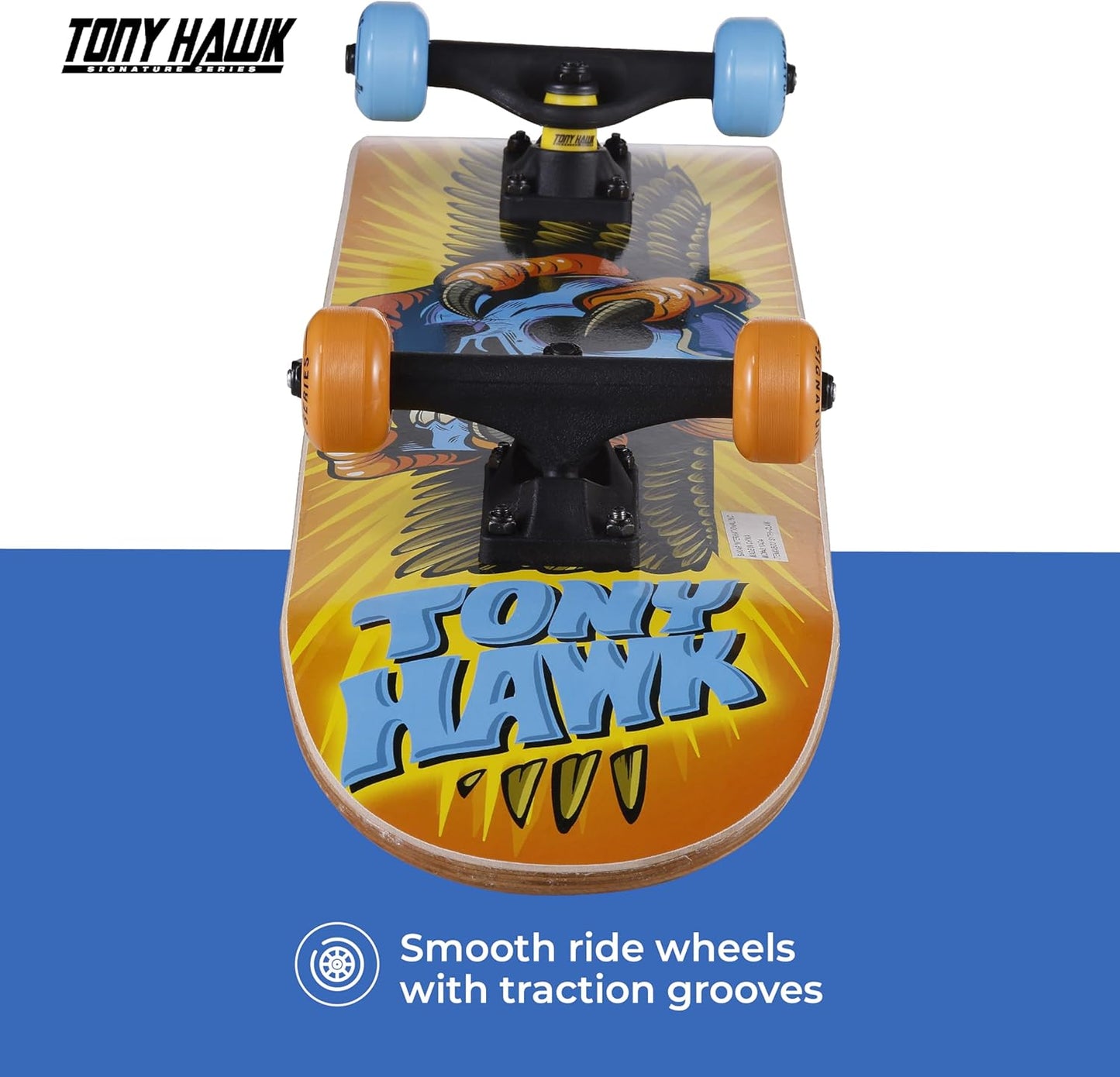 Tony Hawk - 31-Inch Signature Series 1 Skateboard, 9-Ply Maple Deck
