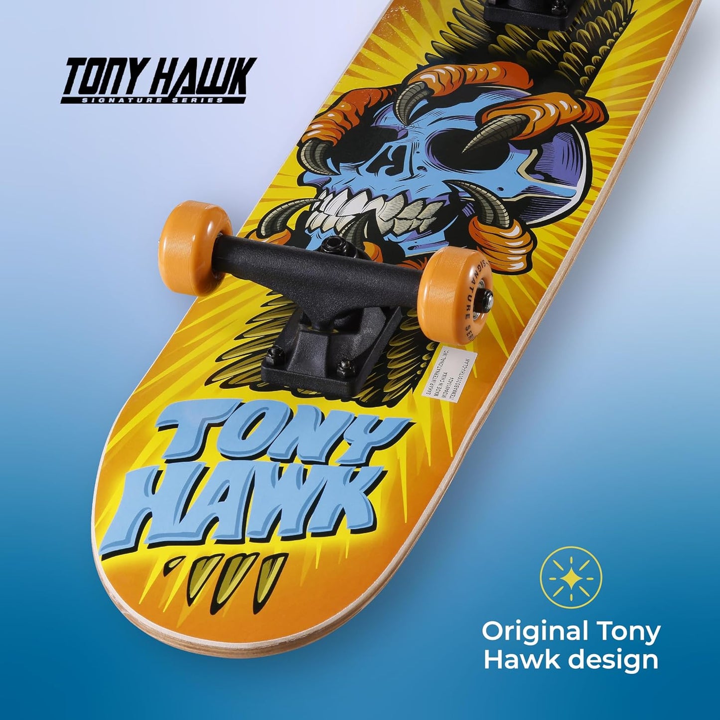 Tony Hawk - 31-Inch Signature Series 1 Skateboard, 9-Ply Maple Deck
