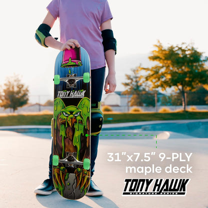 Tony Hawk - 31-Inch Signature Series 1 Skateboard, 9-Ply Maple Deck