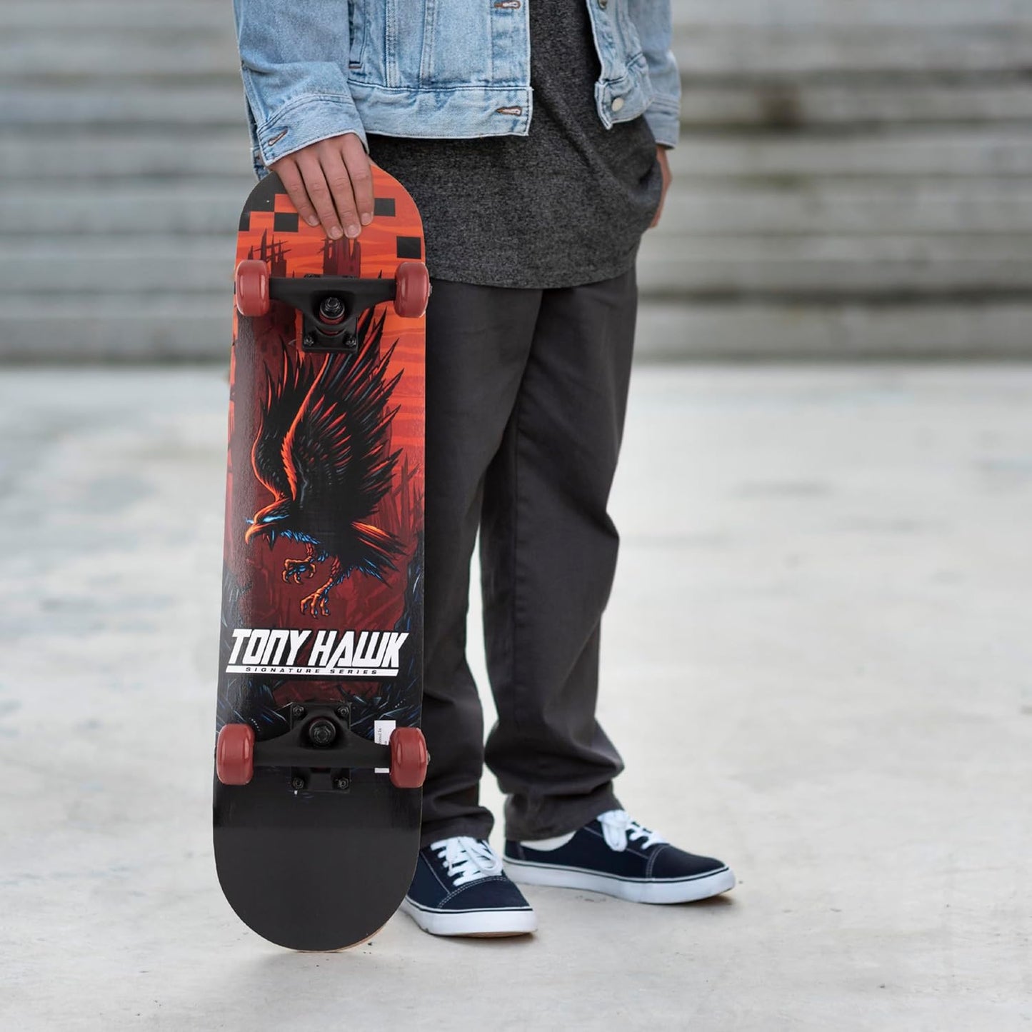 Tony Hawk - 31-Inch Signature Series 1 Skateboard, 9-Ply Maple Deck