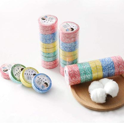 Compressed Washcloth Towels, 20 Pcs Mini, Pure Cotton, Portable, Disposable, Travel, Camping and Hiking, Red, Blue, Green, Yellow