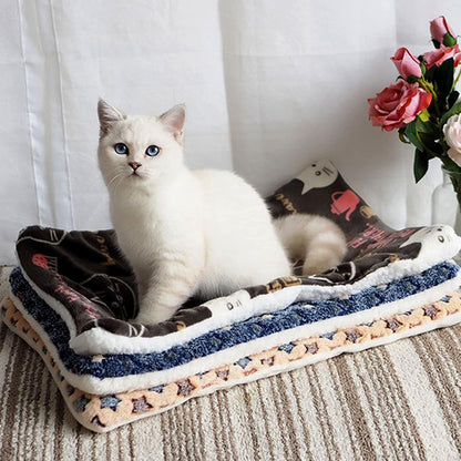 Pet Blanket Premium Fluffy Flannel Cushion Soft and Warm Mat for Dogs Cats(Star/Yellow,X-Large)