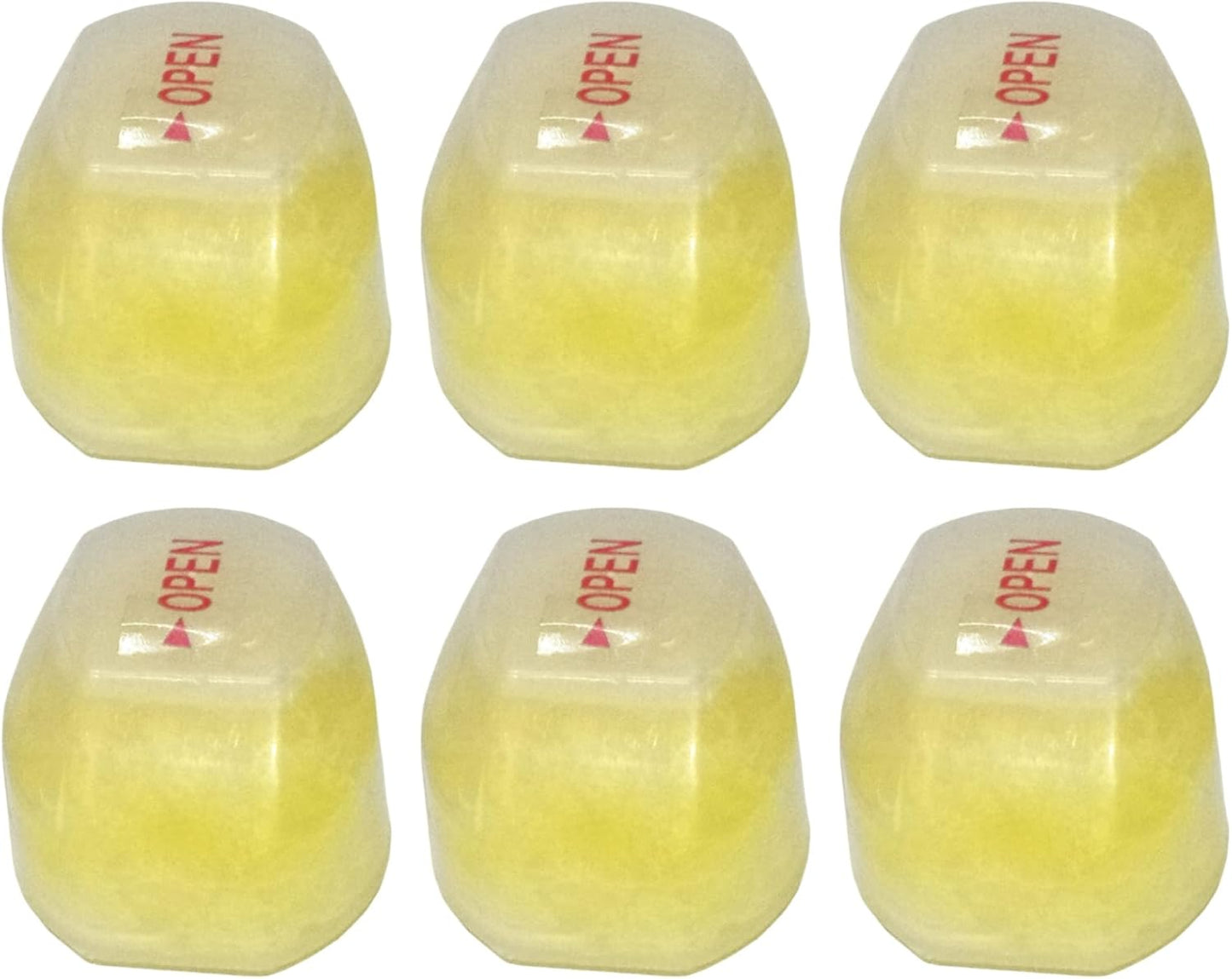 6PCS Vitamin C Shower Filter, Lemon Flavor Balm Vitamin C Infused Shower Head Filters Soften Hard Water, Head Helps Dry Skin & Hair Loss