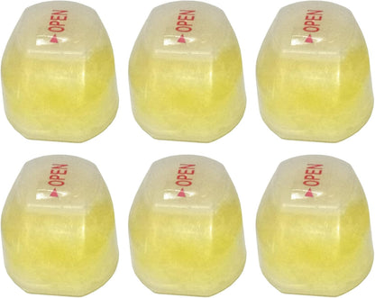 6PCS Vitamin C Shower Filter, Lemon Flavor Balm Vitamin C Infused Shower Head Filters Soften Hard Water, Head Helps Dry Skin & Hair Loss