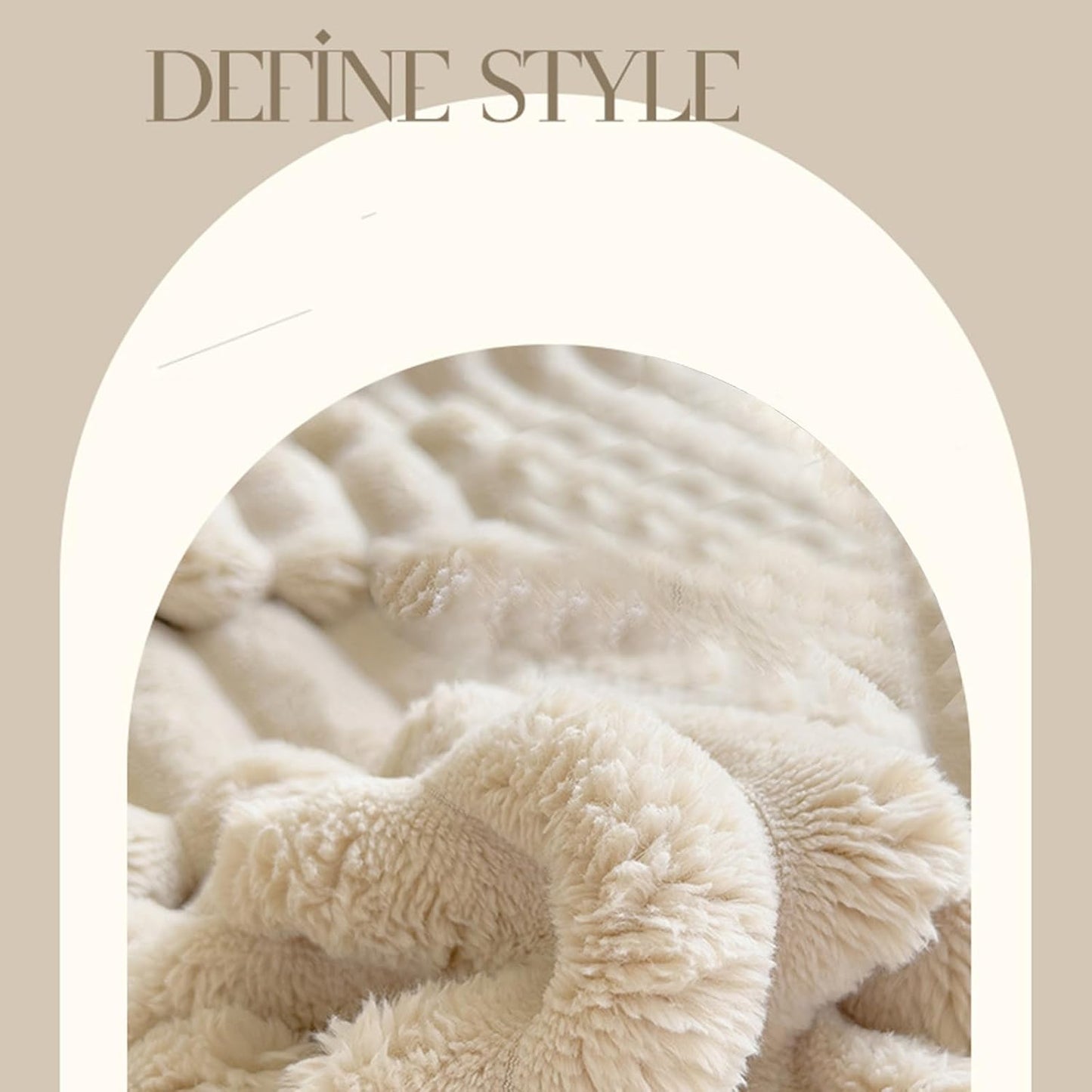Luxurious Faux Furry Throw Blanket Soft Plushes Blanket for Couch or Bed for Fall and Winter Bedspreads