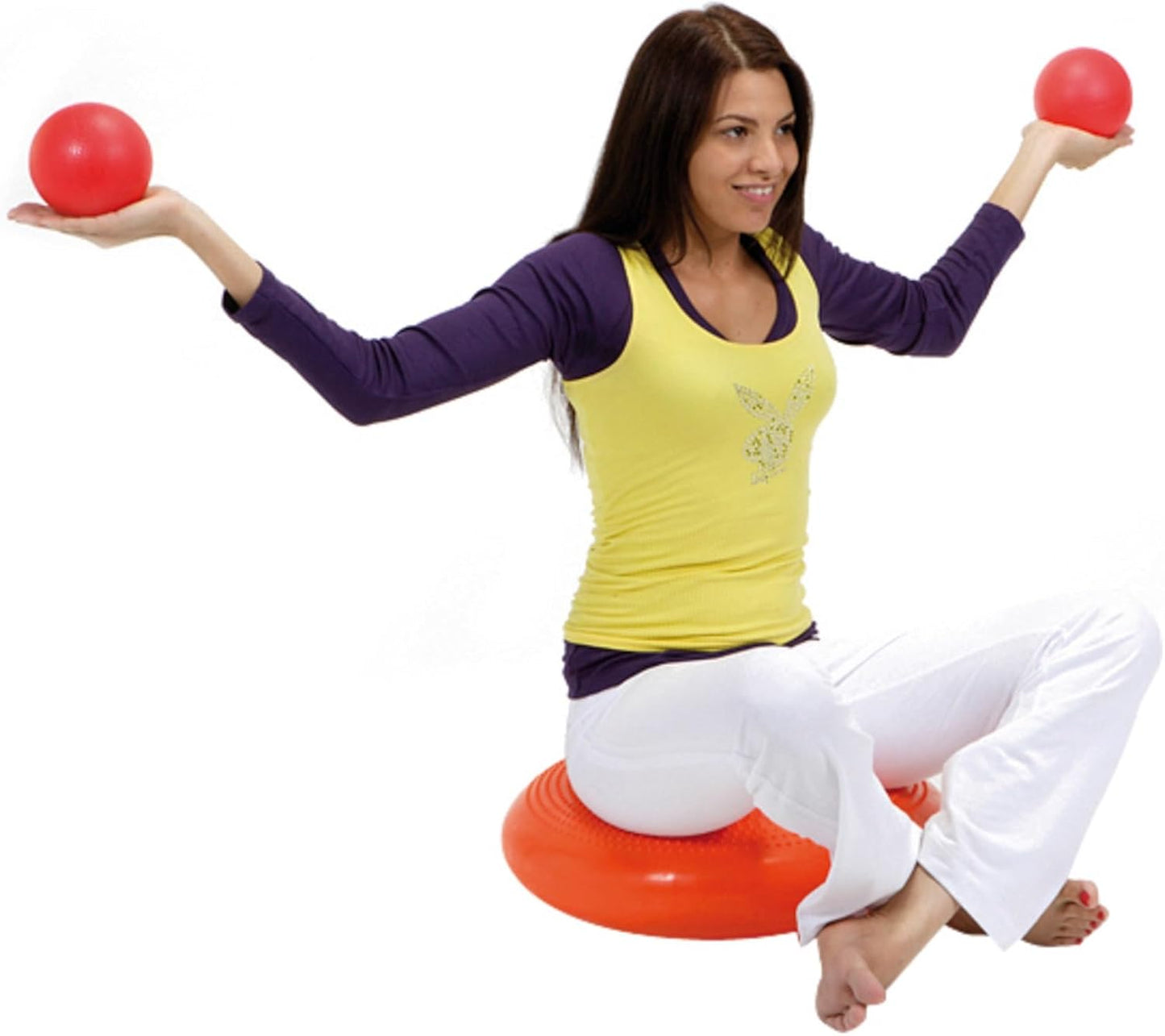 Gymnic Heavymed 2 Medicine Ball, 15cm/2 kg/4.4 lb, Yellow