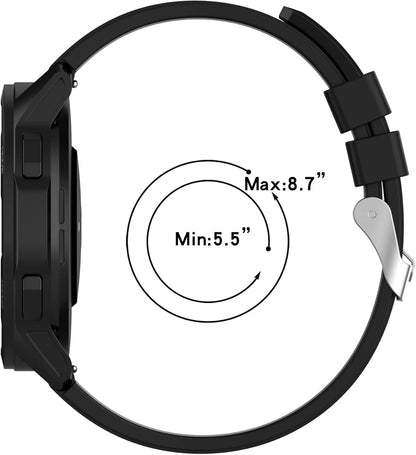 Veryfit Smart Watch Bands, Soft Silicone Bands 22mm Quick Release Replacement Strap for Veryfit IDW13 IDW16 IDW19 IDW20 IDW25 IDW26 IDW28 Smartwatch