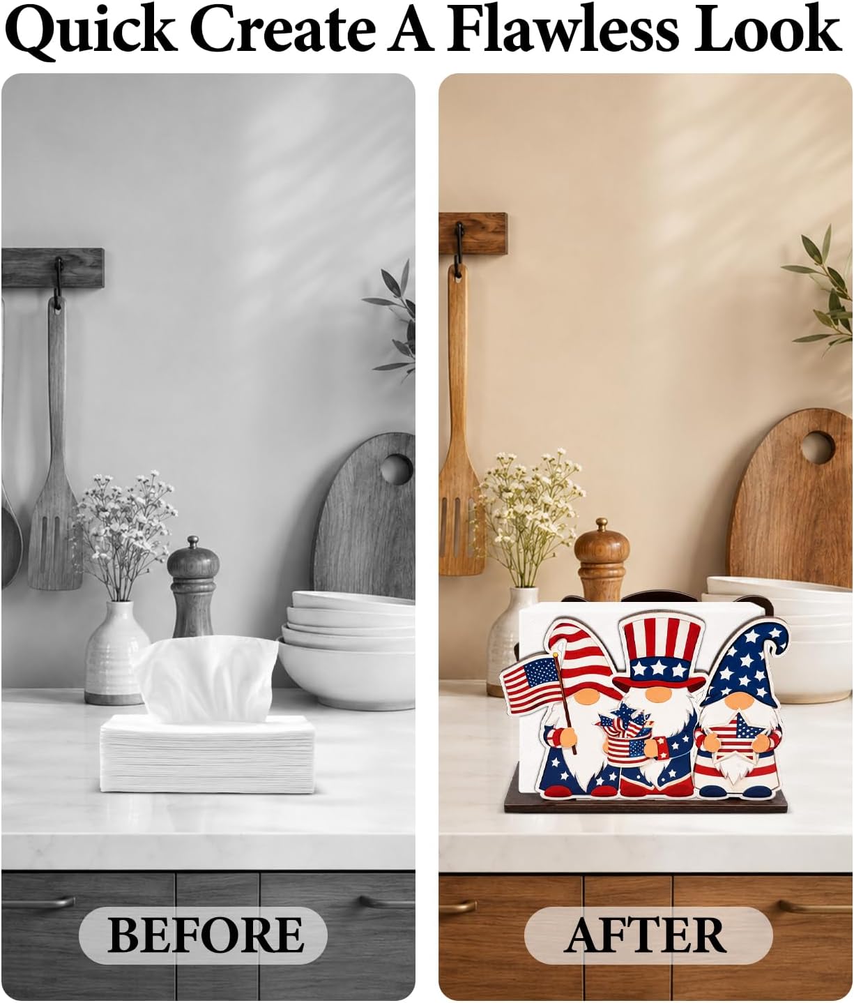 Cute Lemon Wooden Napkin Holder for Table Summer Yellow Lemon Wood Napkin Dispenser for Home Kitchen Dining Room Decor Napkins Tissue Holder