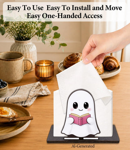 Cute Lemon Wooden Napkin Holder for Table Summer Yellow Lemon Wood Napkin Dispenser for Home Kitchen Dining Room Decor Napkins Tissue Holder