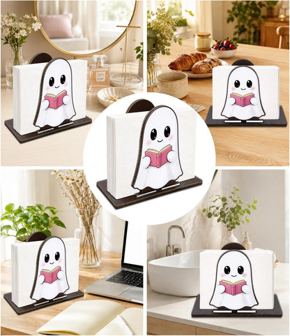 Cute Lemon Wooden Napkin Holder for Table Summer Yellow Lemon Wood Napkin Dispenser for Home Kitchen Dining Room Decor Napkins Tissue Holder
