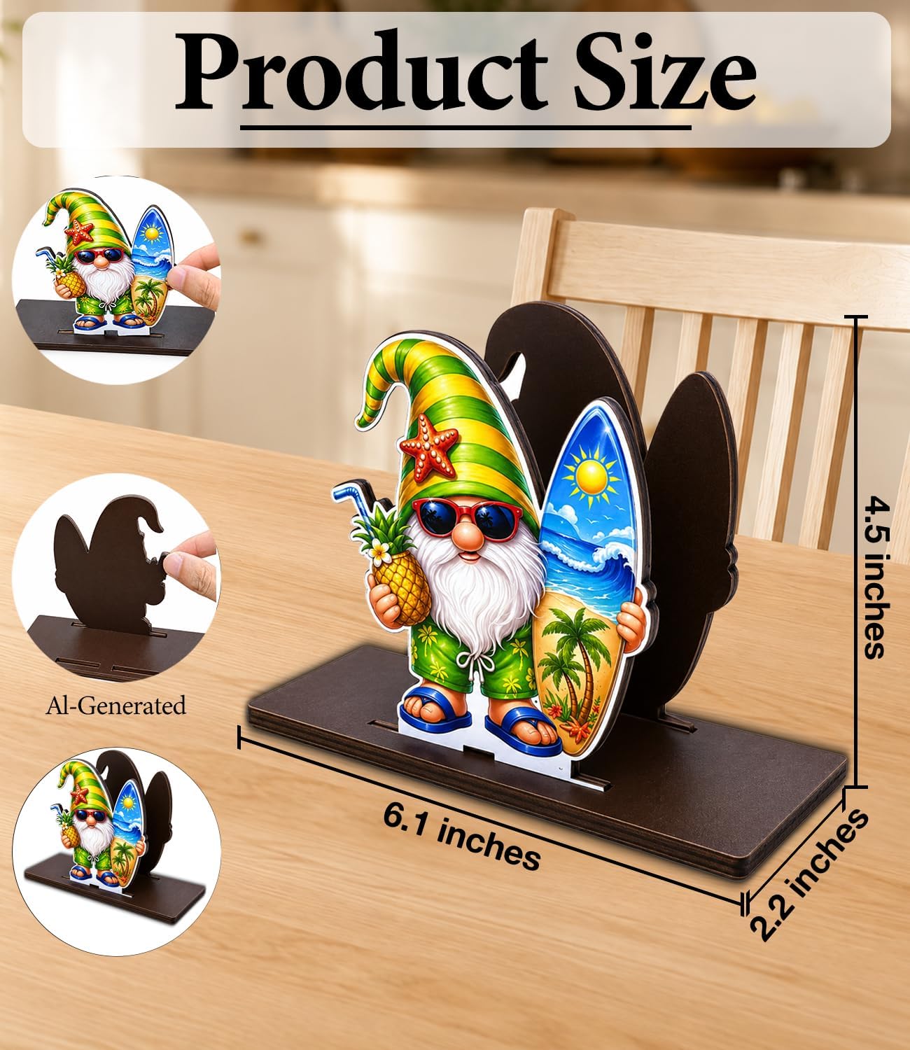 Cute Lemon Wooden Napkin Holder for Table Summer Yellow Lemon Wood Napkin Dispenser for Home Kitchen Dining Room Decor Napkins Tissue Holder