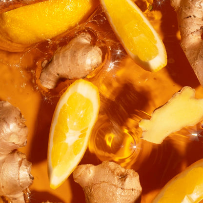 Lemon Ginger Tea Bags, caffeine free Tea, Refresh Fruit and Herbal Tea, Individually Wrapped, 20 Tea Bags