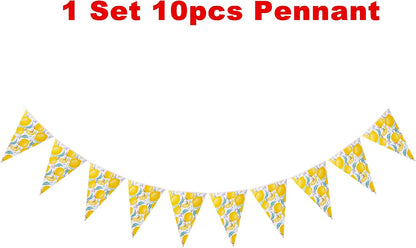 141 Pcs Lemon Birthday Decorations Plates and Napkins Yellow Lemons Summer Party Supplies for Baby Shower Lemon Theme Disposable Plates Tableware Set, Serves 20 Guests