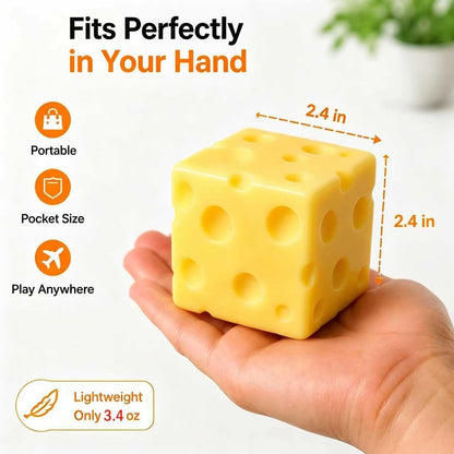 Cheese Squishy,Slow Rising Squishy Stress Relief Fidget Toy | cheese Style,for Adults,Suitable for Office Workers to Release Stress and Negative Emotions. 1 Piece