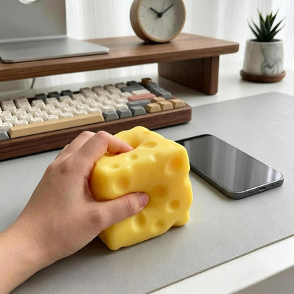 Cheese Squishy,Slow Rising Squishy Stress Relief Fidget Toy | cheese Style,for Adults,Suitable for Office Workers to Release Stress and Negative Emotions. 1 Piece