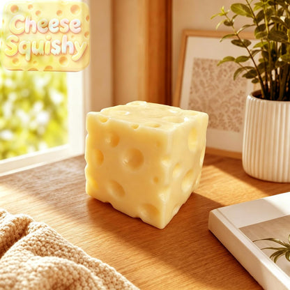 Cheese Squishy,Slow Rising Squishy Stress Relief Fidget Toy | cheese Style,for Adults,Suitable for Office Workers to Release Stress and Negative Emotions. 1 Piece