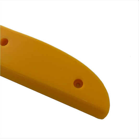 Century Tail Bone Style Skateboard Skidplate, 8 inch - Yellow