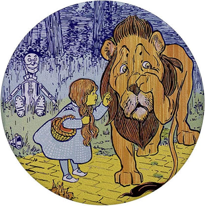Wizard of OZ Dorothy Tin Man Cowardly Lion Yellow Brick Road PopSockets PopGrip: Swappable Grip for Phones & Tablets