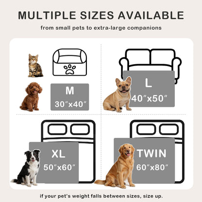 Yellow Emotional Support Blanket for Large Dog, Waterproof Security Calming Blankets High Visibility for Dogs, Washable Pet Separation Anxiety Reduce Calming Throw Blankets, 50"x60", Yellow