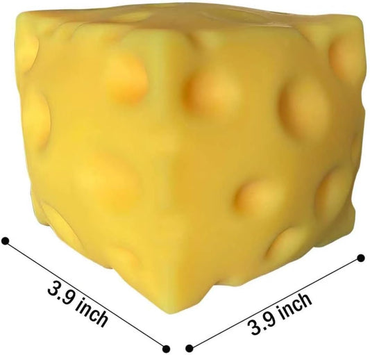 Big Cheese Squishy (3.9in) Slow Rising Squishy Stress Relief Fidget Toy | Cheese Style, for Adults,Suitable for Office Workers to Release Stress and Negative Emotions. 1 Piece