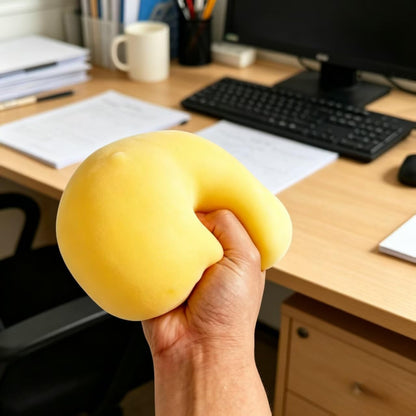Big Cheese Squishy (3.9in) Slow Rising Squishy Stress Relief Fidget Toy | Cheese Style, for Adults,Suitable for Office Workers to Release Stress and Negative Emotions. 1 Piece