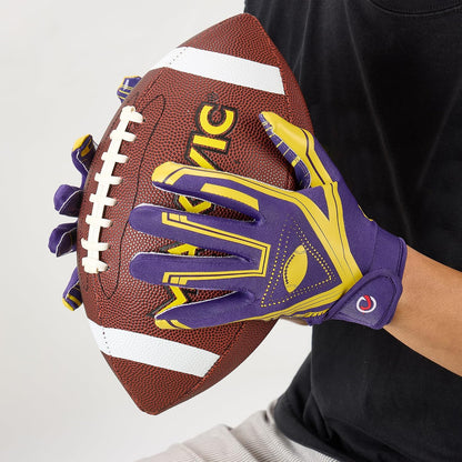 Youth Football Gloves Ultra-Sticky Receiver Gloves for Kids, for Boys/Girls