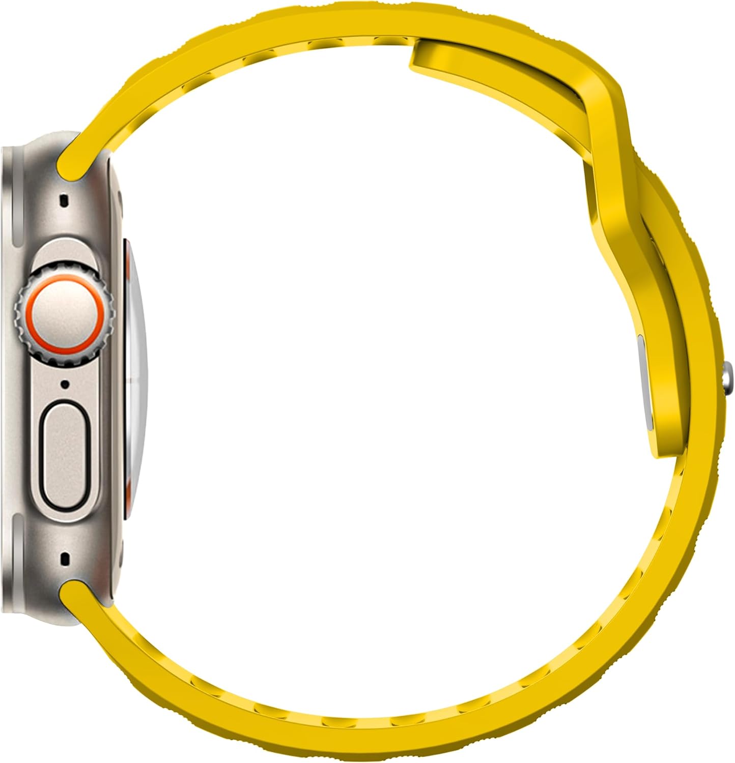 UC1 Band for Apple Watch Bands Women Men Se Ultra 2 40mm 44mm 46mm 42mm 45mm 41mm 38mm 49mm Series 11 10 9 8 7 6 5 4 3 iWatch Sport Strap Silicone Lemon Yellow
