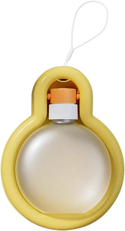 Dog Water Bottle, Travel Puppy Water Bowl, Portable Pet Water Bottle, Leak Proof Puppy Water Dispenser with Drinking Feeder for Walking, Hiking,Traveling (Yellow, 16.9oz)